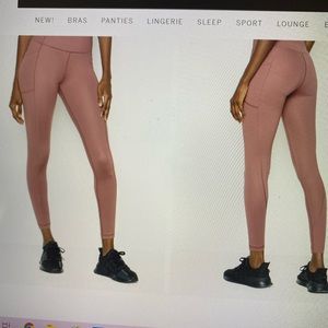 V. Secret Nylon Performance Legging-Vintage Rose.